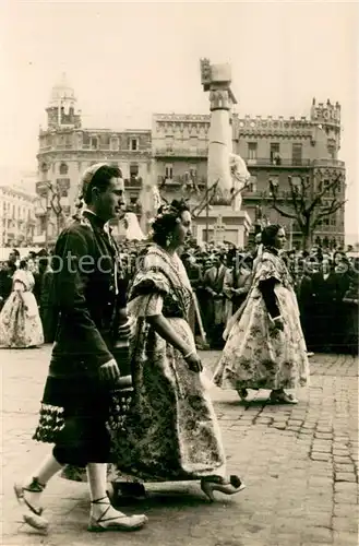 AK / Ansichtskarte Valencia__Valenciana_ES Desfile Fallero  