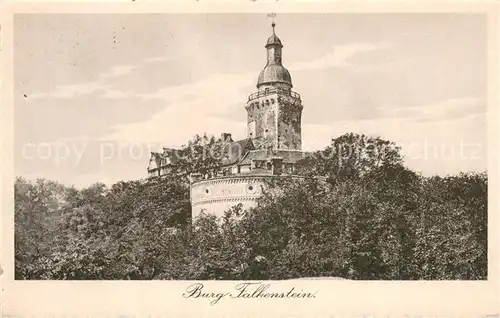 AK / Ansichtskarte Falkenstein_Harz Burg Falkenstein Falkenstein_Harz