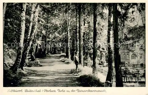 AK / Ansichtskarte Lautenthal_Harz Partie an der Bismarckpromenade Lautenthal Harz