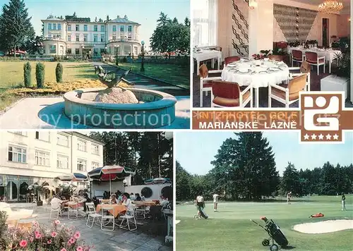 AK / Ansichtskarte Marianske_Lazne Interhotel Golf Restaurant Marianske_Lazne