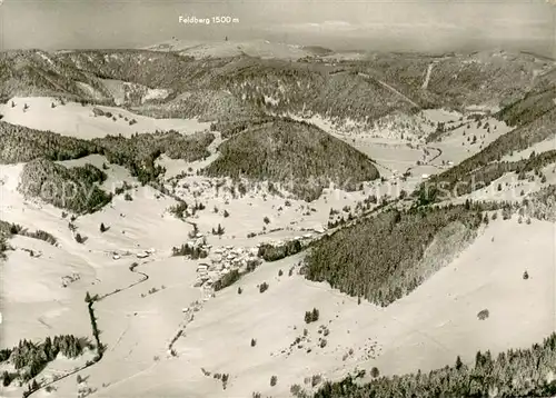 AK / Ansichtskarte Menzenschwand Luftkurort Wintersportplatz im Schwarzwald Blick zum Feldberg Menzenschwand