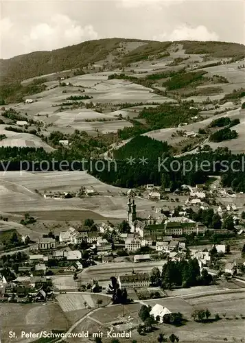 AK / Ansichtskarte St_Peter_Schwarzwald mit Blick zum Kandel St_Peter_Schwarzwald