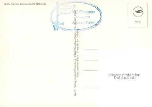 AK / Ansichtskarte Niederkleveez Panorama Holsteinische Schweiz Niederkleveez