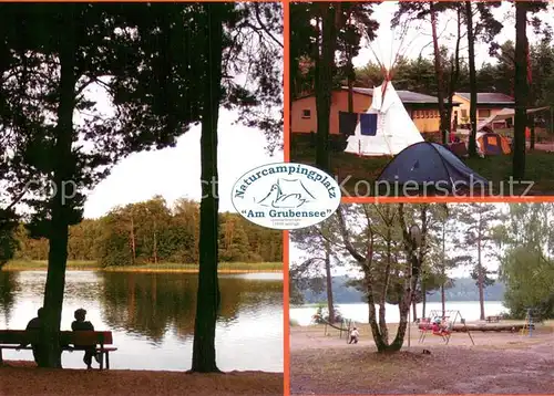 AK / Ansichtskarte Kehrigk Naturcampingplatz am Grubensee Kehrigk