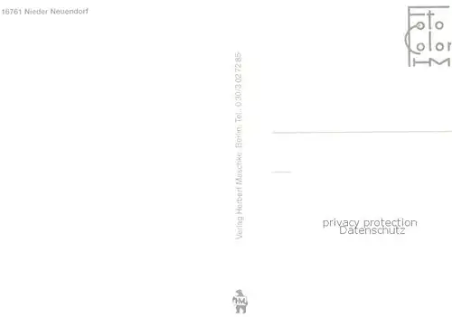 AK / Ansichtskarte Niederneuendorf Wohnsiedlung Kanal Bootsanleger Niederneuendorf