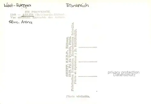 AK / Ansichtskarte Arles_13 Ensemble des arenes vue aerienne 