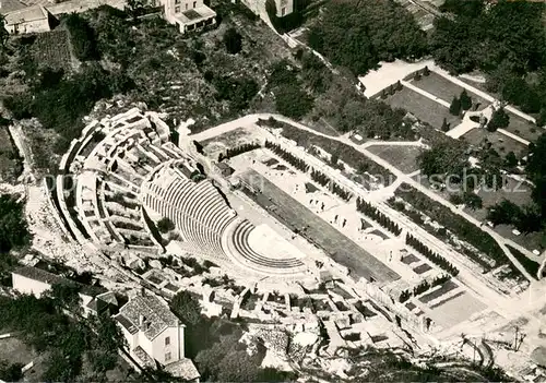 AK / Ansichtskarte Lyon_France Vue aerienne sur le Theatre romain de Fourviere Lyon France