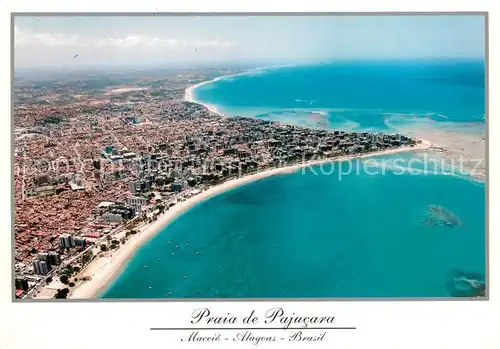 AK / Ansichtskarte Maceio_Brazil Praia de Pajucara vista aerea 