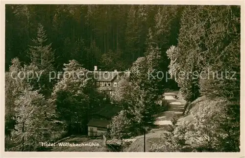 AK / Ansichtskarte Braunlage Hotel Wolfsbachmuehle Braunlage