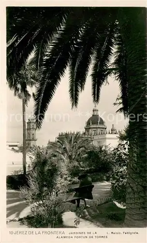 AK / Ansichtskarte Jerez_de_la_Frontera_ES Jardines de la Almeda Fortun de Torres 