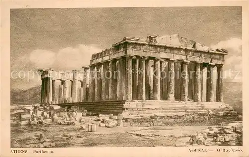 AK / Ansichtskarte Athens_Athen Parthenon Athens Athen