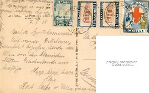 AK / Ansichtskarte Athens_Athen Parthenon Athens Athen