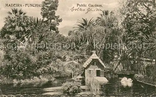AK / Ansichtskarte Funchal_Madeira_PT Public Gardens 