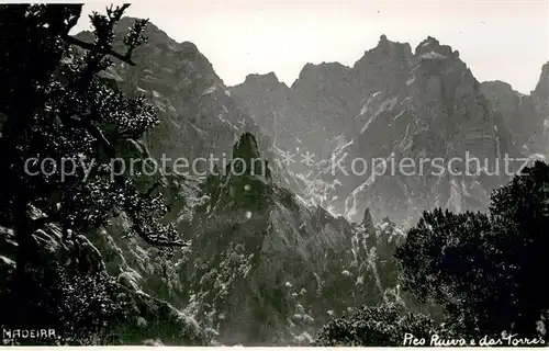 AK / Ansichtskarte Madeira__Portugal Pico Ruivo e das Torres 