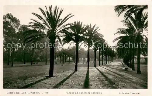 AK / Ansichtskarte Jerez_de_la_Frontera_ES Parque de Gonzales Montoria 