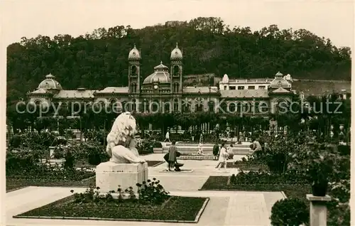 AK / Ansichtskarte San_Sebastian__Pais_Vasco_ES Jardines y Casino 