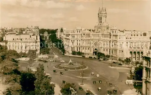 AK / Ansichtskarte Madrid_Spain Plaza de la Cibeles Madrid Spain