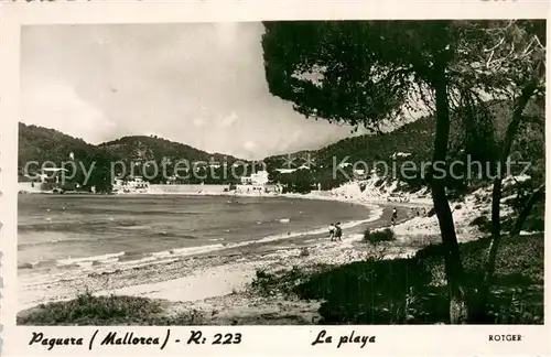 AK / Ansichtskarte Paguera_Mallorca_Islas_Baleares_ES La playa 
