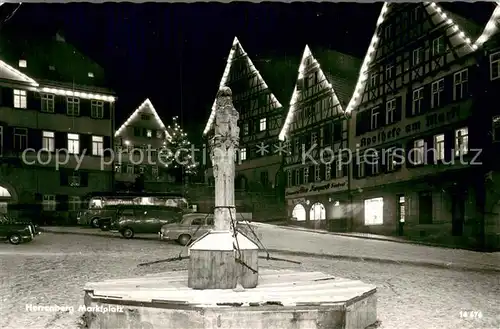 AK / Ansichtskarte Herrenberg_Wuerttemberg Marktplatz Herrenberg Wuerttemberg