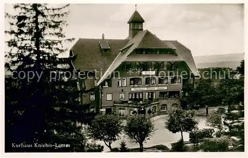 AK / Ansichtskarte Lamm_Kniebis Kurhaus Kniebis Lamm Lamm Kniebis