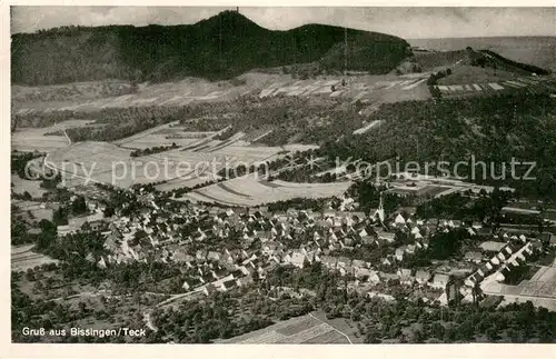 AK / Ansichtskarte Bissingen_Teck Fliegeraufnahme Bissingen Teck
