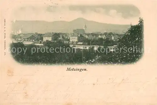 AK / Ansichtskarte Metzingen__Wuerttemberg Panorama 