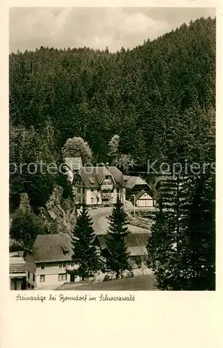 AK / Ansichtskarte Bonndorf_Schwarzwald Steinasaege Bonndorf Schwarzwald
