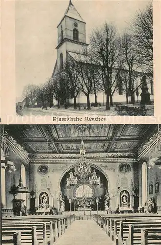 AK / Ansichtskarte Renchen Pfarrkirche Inneres Renchen