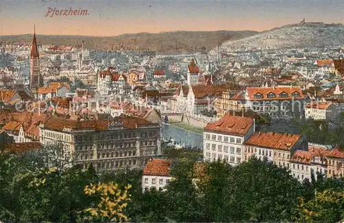 AK / Ansichtskarte Pforzheim Panorama Pforzheim