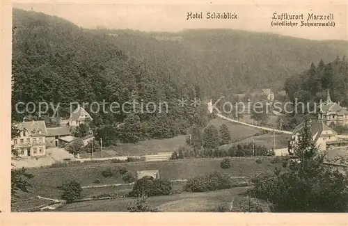 AK / Ansichtskarte Marxzell Hotel Schoenblick Marxzell