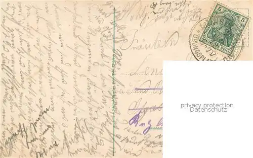 AK / Ansichtskarte Muensingen_BW Truppenuebungsplatz mit Barackenlager 