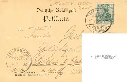 AK / Ansichtskarte Liebeneck_Burg_Cossebaude mit Aussichtsturm 