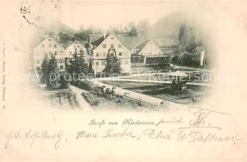 AK / Ansichtskarte Niedernau_Bad Teilansicht Niedernau_Bad