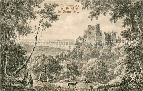 AK / Ansichtskarte Renchtal Die Schauenburg Renchtal