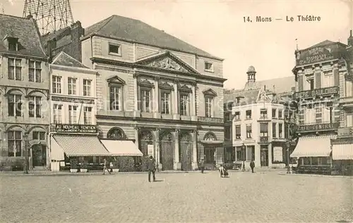 AK / Ansichtskarte Mons__Belgie Le Theatre 