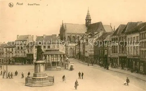 AK / Ansichtskarte Alost_Oost Vlaanderen_Belgie Grand Place 