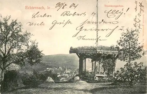 AK / Ansichtskarte Echternach_Luxembourg Trosskneppchen 