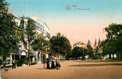 AK / Ansichtskarte Spa_Belgium La Place Royale 