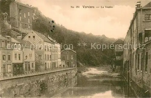 AK / Ansichtskarte Verviers_Liege_Wallonie_Belgie La Vesdre  