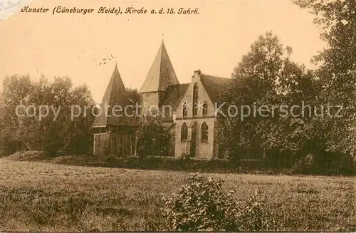 AK / Ansichtskarte Munster_Oerrel Kirche Feldpost 