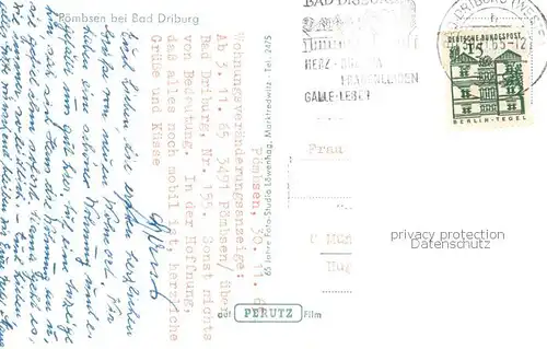 AK / Ansichtskarte Poembsen Ortsansicht Poembsen