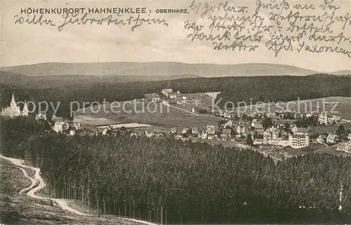 AK / Ansichtskarte Hahnenklee Bockswiese_Harz Panorama Hahnenklee Bockswiese