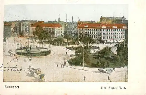 AK / Ansichtskarte Hannover Ernst August Platz Hannover