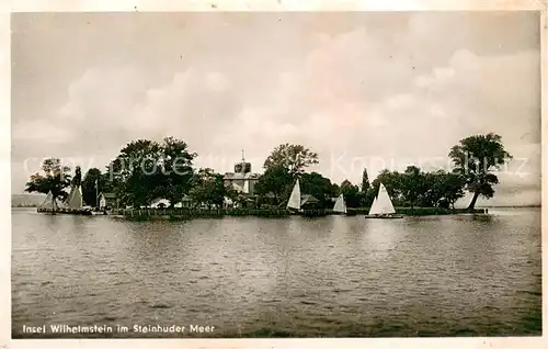 AK / Ansichtskarte Insel_Wilhelmstein mit Festung im Steinhuder Meer Insel_Wilhelmstein