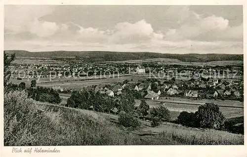 AK / Ansichtskarte Holzminden_Weser Panorama Holzminden Weser