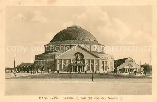 AK / Ansichtskarte Hannover Stadthalle Feldpost Hannover