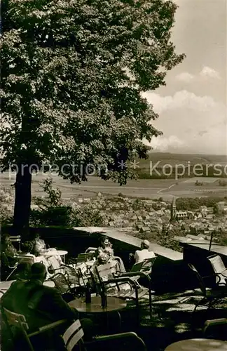 AK / Ansichtskarte Bad_Driburg Blick von der Iburg Terrasse Bad_Driburg