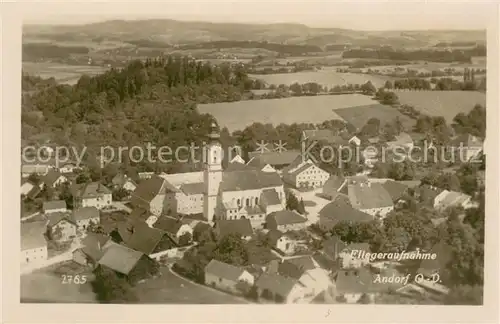 AK / Ansichtskarte Andorf_Schaerding_Oberdonau_AT Ortsansicht mit Kirche 