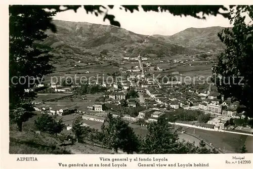 AK / Ansichtskarte Azpeitia_ES Vista general y al fondo Loyola 