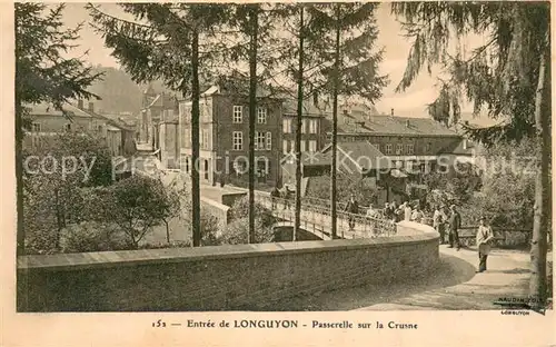 AK / Ansichtskarte Longuyon_54 Passerelle sur la Crusne 